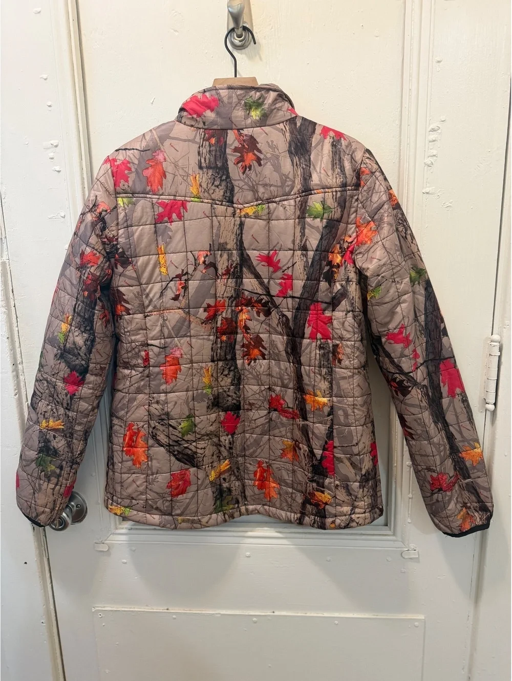 Castel Hot Leaf Lightweight Camo Jacket, Size Large